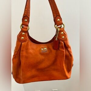 Coach vintage burnt orange "as is"